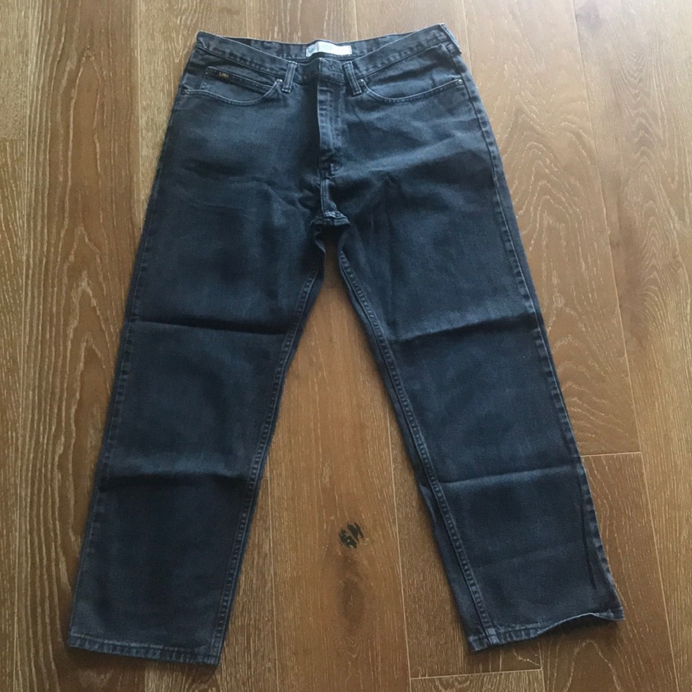 Men’s Relaxed Black Jeans